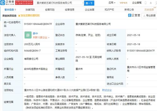 愛奇藝參股成立科技服務新公司，加速大數據與科技中介服務布局